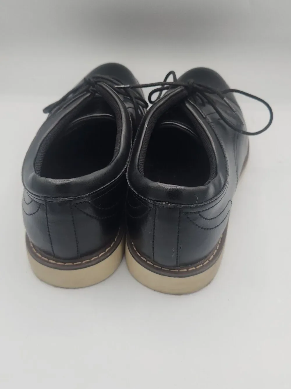 Alfani Theo Oxford Cap Toe Black Memory Foam Dress Shoes Size 9M
